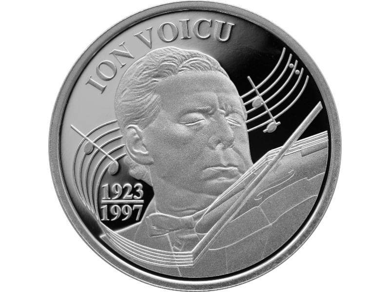 BNR lanseaza o moneda din argint cu tema 100 de ani de la nasterea lui Ion Voicu